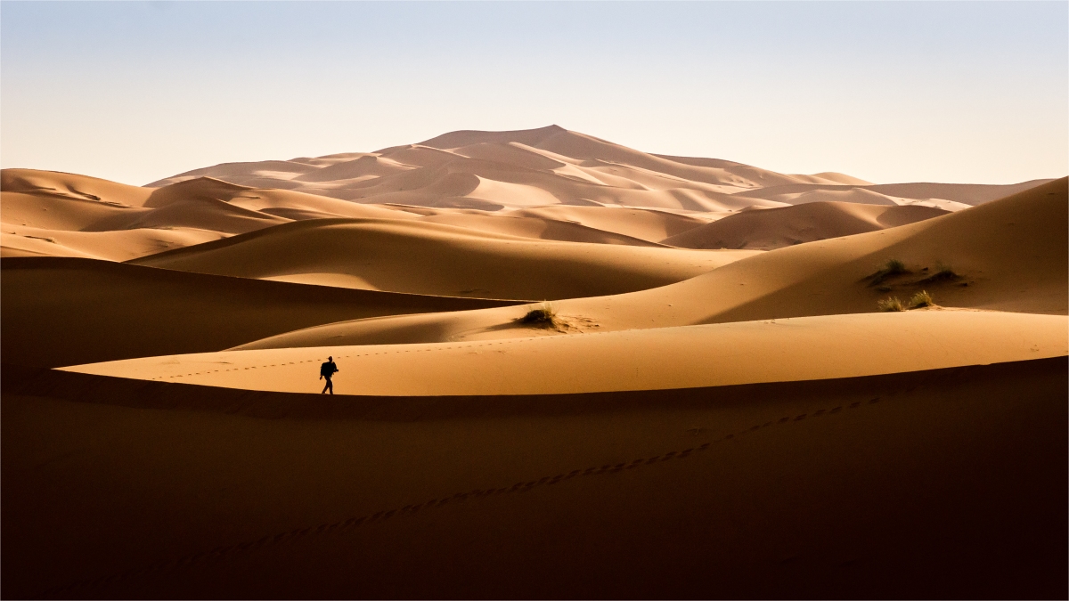 Fotograf v dunách