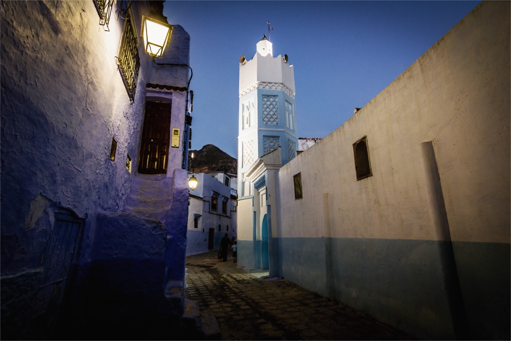 Modrá hodina u minaretu